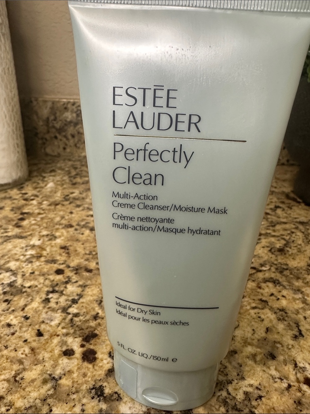Estee Lauder Perfectly Clean Tube - Pale Blue and Silver Accents